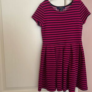 Polo Ralph Lauren girl M adorable stripe dress